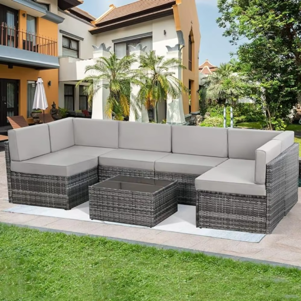 7 Pieces Patio Furniture Set,