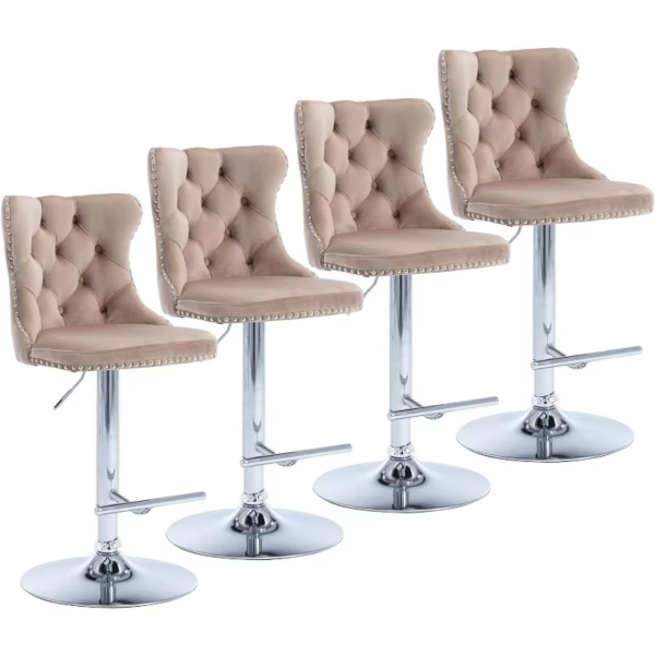 Swivel Bar Stools Set of 4