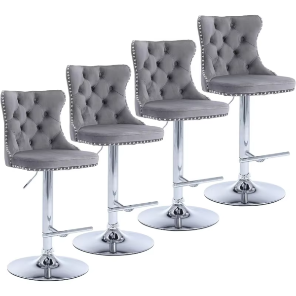 Swivel Bar Stools Set of 4